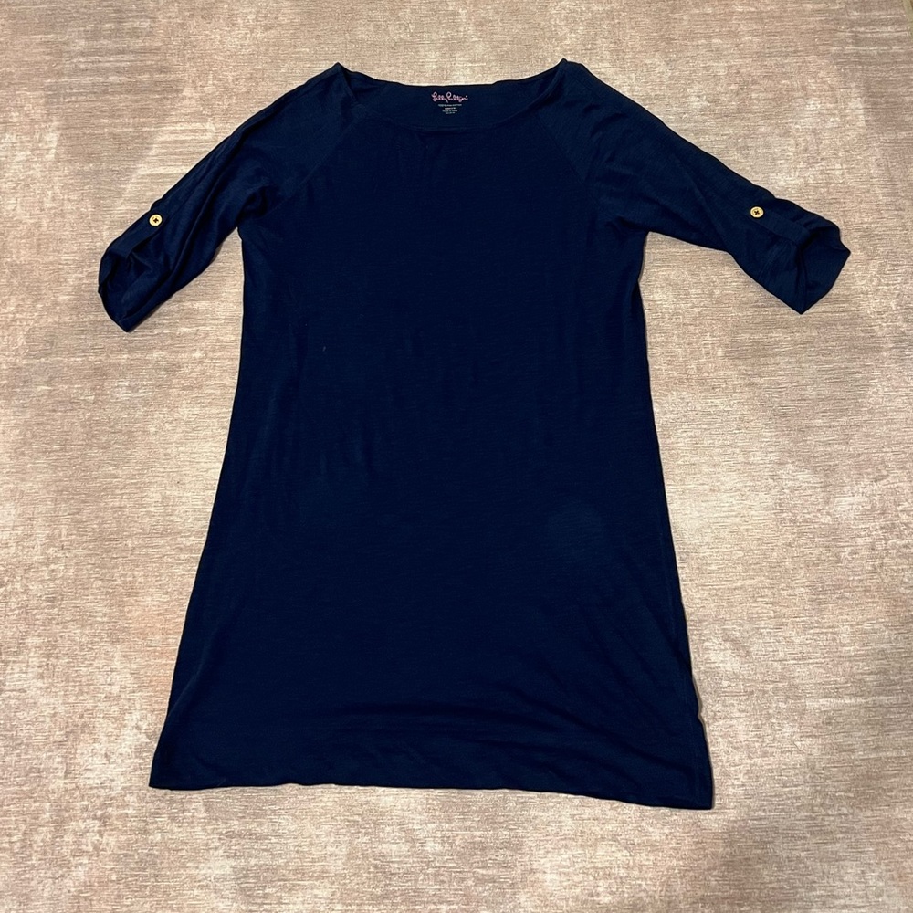 Lilly Pulitzer Navy cotton dress